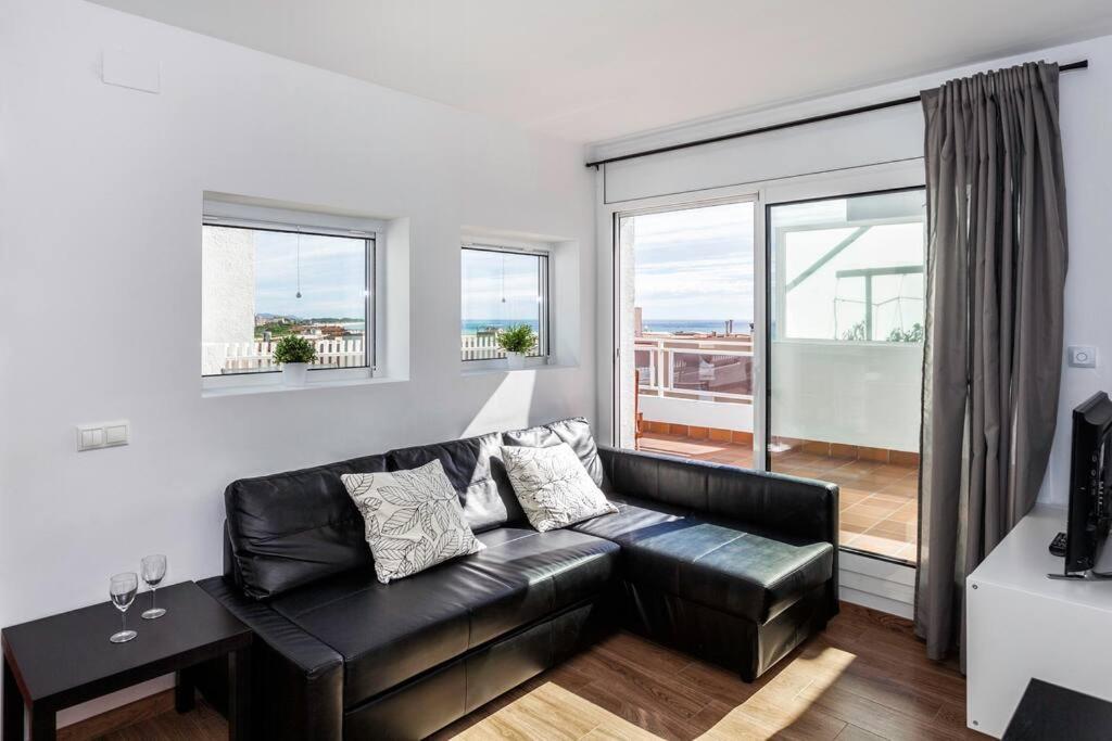 Horitzo Apartment Santa Susanna Bagian luar foto